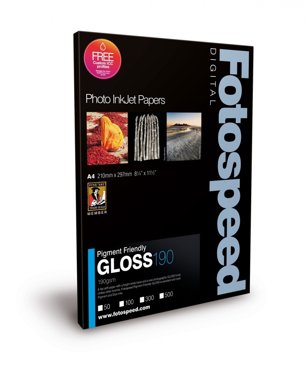 Fotospeed PF 190 Gloss A3 50 Sheets Inkjet Paper